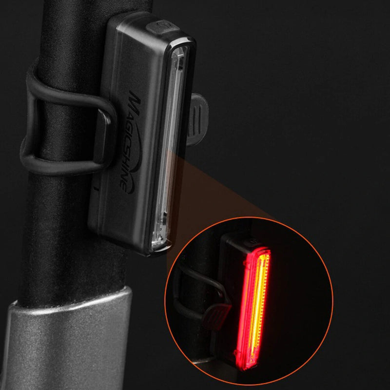 MAGICSHINE SEEMEE 30 Smart Bike Taillight 7 Light Modes Built-in Light-sensing System IPX6 Waterproof USB Chargeable 800m Light Distance Safe Riding for MTB Bike Road Bike