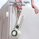 Tevorex Handheld High-speed Small Fan 100-speed Adjustable Wind Turbo Digital Display Ice Cooling Usb Rechargeable Electric Fan