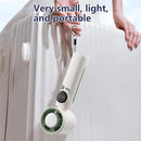 Tevorex Handheld High-speed Small Fan 100-speed Adjustable Wind Turbo Digital Display Ice Cooling Usb Rechargeable Electric Fan