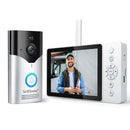 SriHome SH054-DH002 4MP HD WiFi Wireless Video Intercom System Doorbell Camera 120 Viewing Angle PIR Motion Sensor Infrared Night Vision