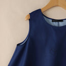 ZANZEA Women Holiday Fashion Round Neck Graphic Printed Tanks Casual Crew Neck A-Line Vests Tops