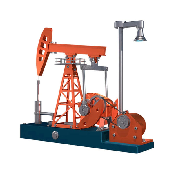 TECHING DM601 Metal Pumping Unit Oil Pump Jack Model Assembly Kit DIY Educational Science Discovery Toys Kids Children Gifts