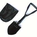 IPRee Outdoor Folding Shovel Steel Multifunctional Camping Tool Survival Shovel With Storage Bag For Outdoor Adventures