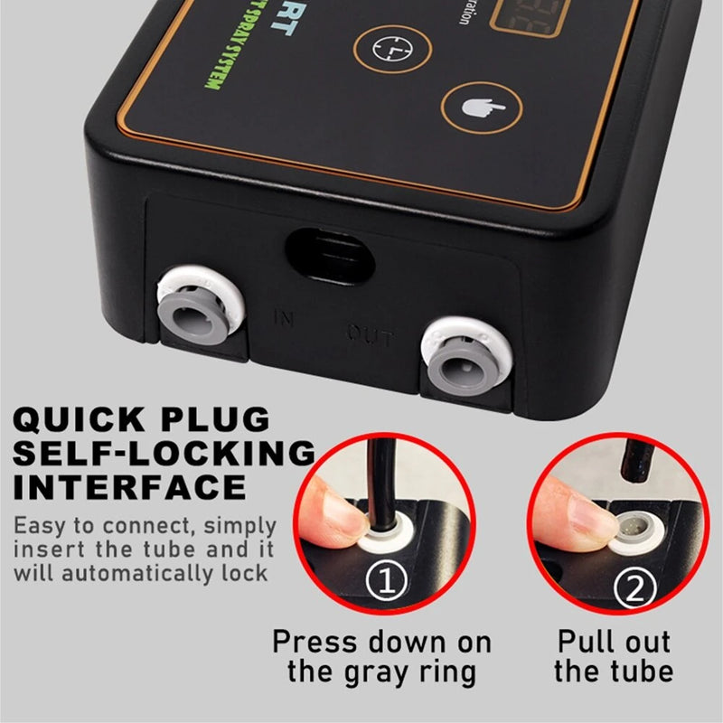 Reptile Intelligent Spray System Fogger Electronic Timer Terrarium Humidifier Automatic Mist Rainforest Kit Control Sprinkler