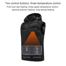 TENGOO HT-09 Heated Vest 9 Heating Areas Oversized Women Men Winter Vest Self Heating Hoodie Vest Usb Electric Thermal Vest Jacket Outdoor Vest