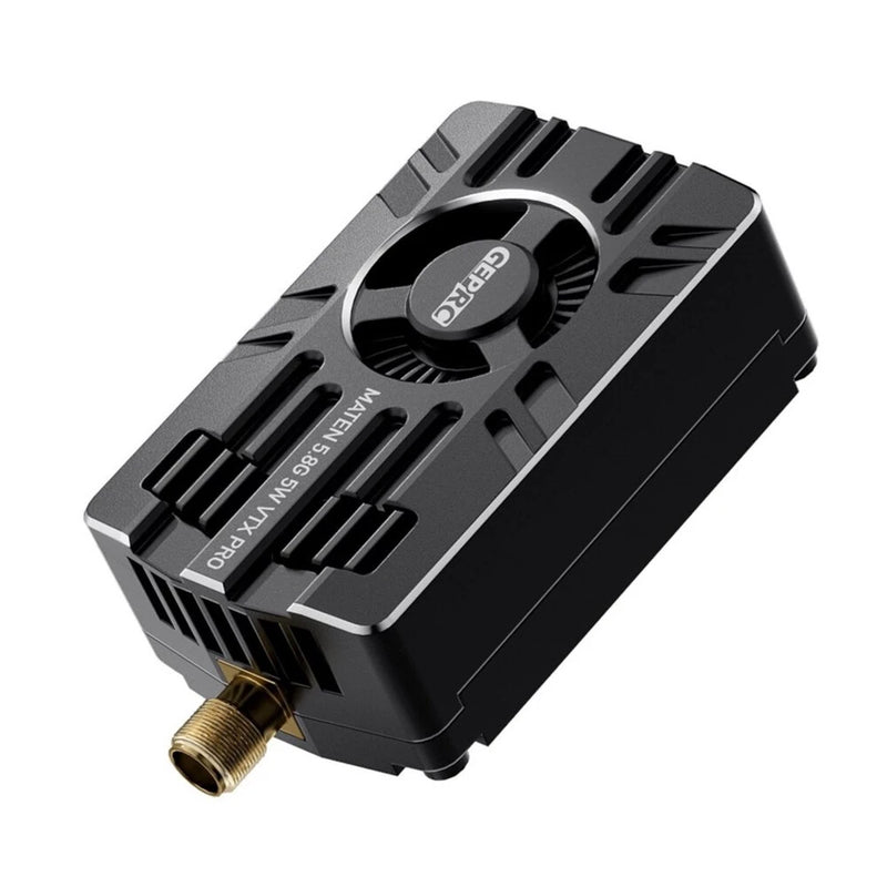 GEPRC MATEN 5.8G 5W 80CH VTX PRO 7-36V IRC Tramp Protocol Support OSD Parameter Adjustment Built-in Microphone Image Transmission FPV Transmitter for FPV Drones