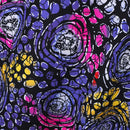 VONDA Womens Elegant Half Sleeve Noble Crew Neck Printed Maxi Dresses (Plus Size)