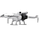 BRDRC Foldable Extended Heighten 25mm Landing Gear Skid Legs Protector Support for DJI Mini 4 PRO RC Drone Quadcopter