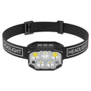 1200LM Super Bright Motion Sensor Headlamp Outdoor Waterproof Head Flashlight USB Charging Headlight for Fishing Camping Search Light