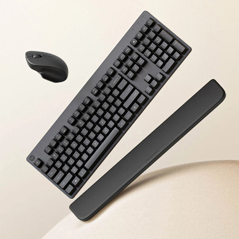Xiaomi 108-Keys Wireless Keyboard and Mouse Set with Palm Rest 2.4G Wireless Keyboards and 1200DPI Ergonomics Mouse Combo