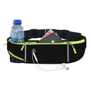 Running Black Grey Waist Bag Adjustable High Capacity Lightweight Waterproof Sports Fanny Pack for Workout Fitness Cycling