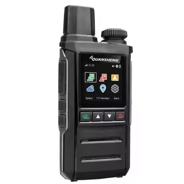 2Pcs Quansheng IP-Q1 4G LTE PoC Walkie Talkie 2500mAh Battery 1.77 Inch Color Screen Nationwide Unlimited Range Long Range Type-C Charging Transceiver Two Way Radio