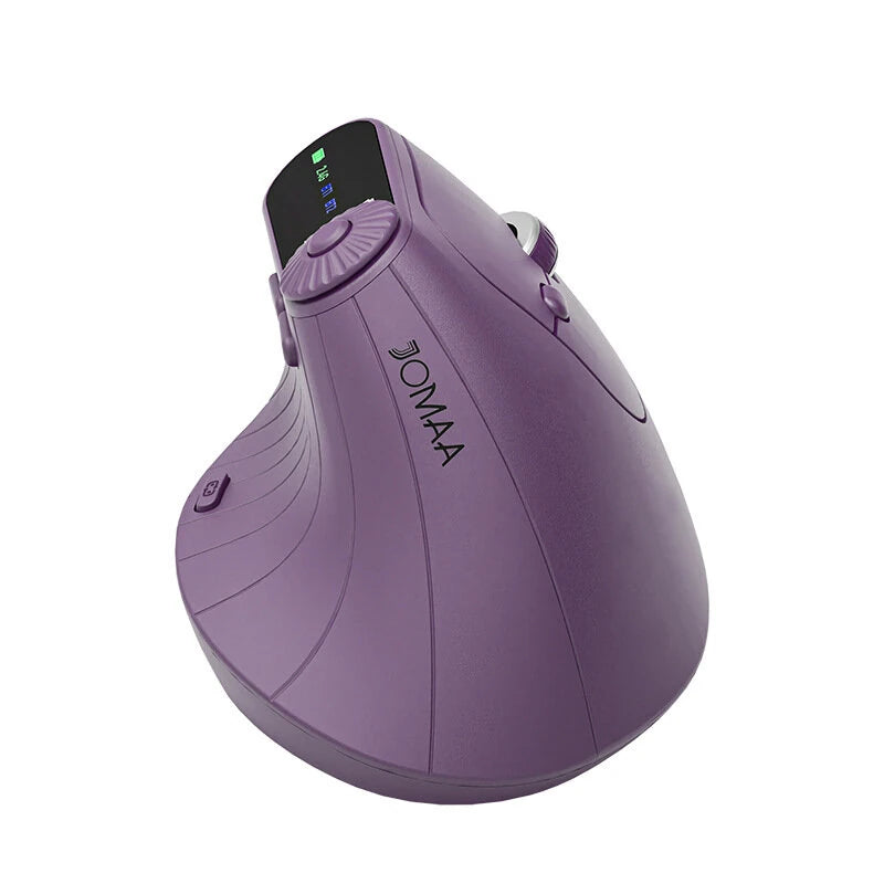 Vertical Ergonomics Wireless Mouse 2.4G/bluetooth 1000-2400DPI Type-C Rechargeable Silent Mice