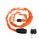 RIDERACE Bike Chain Lock Portable High Security Anti-Theft Bicycle Lock with 2 Keys for Bicycle Electric Scooter Motorcycle