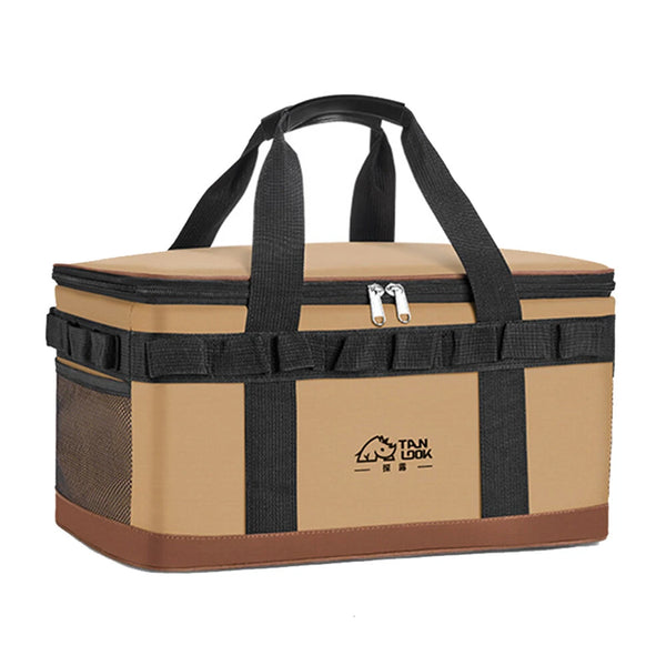 IPRee Camping Storage Bag Tableware Storage Bag Camping Cooking Utensil Organizer Cookware Utensils Kit Bag for Camping Picnic Bag