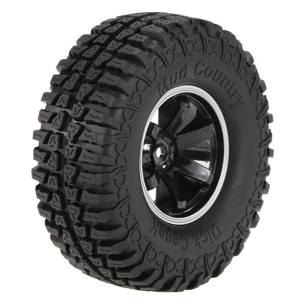 4Pcs AUSTAR AX-3020C 1.9 Inch 103mm RC Car Tires With Hub For 1/10 D90 SCX10 CC01 RC Car Crawler