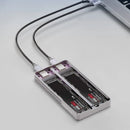 JEYI i9 Dual Bay M.2 NVMe Sata SSD Enclosure USB3.2 Gen 2 10Gbps Aluminum Case for M.2 PCIe 2280/60/42/30 SSD Support UASP Trim