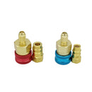 Quick Connect Coupler R1234YF to R134A Adapter HVAC Auto AC Tool High and Low Side Fittings Efficient Quick Connect