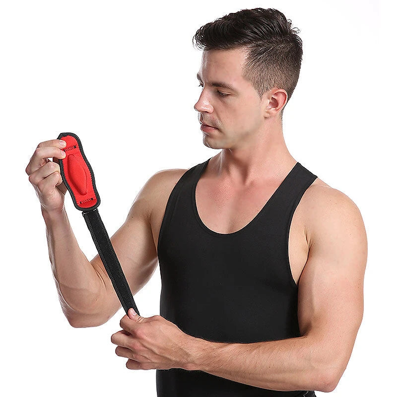 AOLIKES 1PCS Adjustable Basketball Tennis Golf Elbow Support Golfer's Strap Elbow Hand Protective Pads Lateral Pain Syndrome Epicondylitis Brace for Muscle Strength
