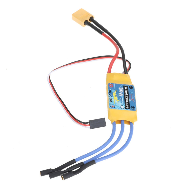 2/4/6pcs RC ESC 30A Brushless Speed Control 2S 3S T-Plug JST for KT SU27 Most RC Airplane FPV Racing Drone RC Car Boat