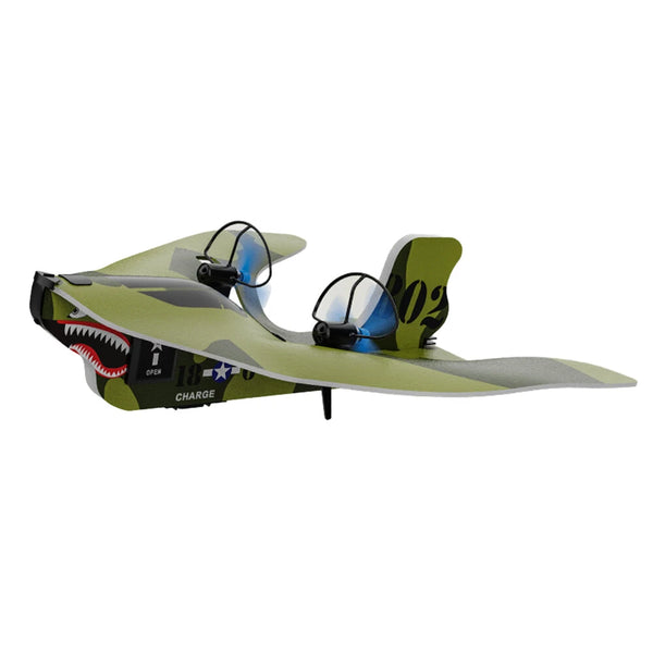 KF802 2.4GHz 4CH 220mm Wingspan Hand Throw Delta Glider Mini Indoor & Outdoor RC Airplane RTF for Beginner Children Toys