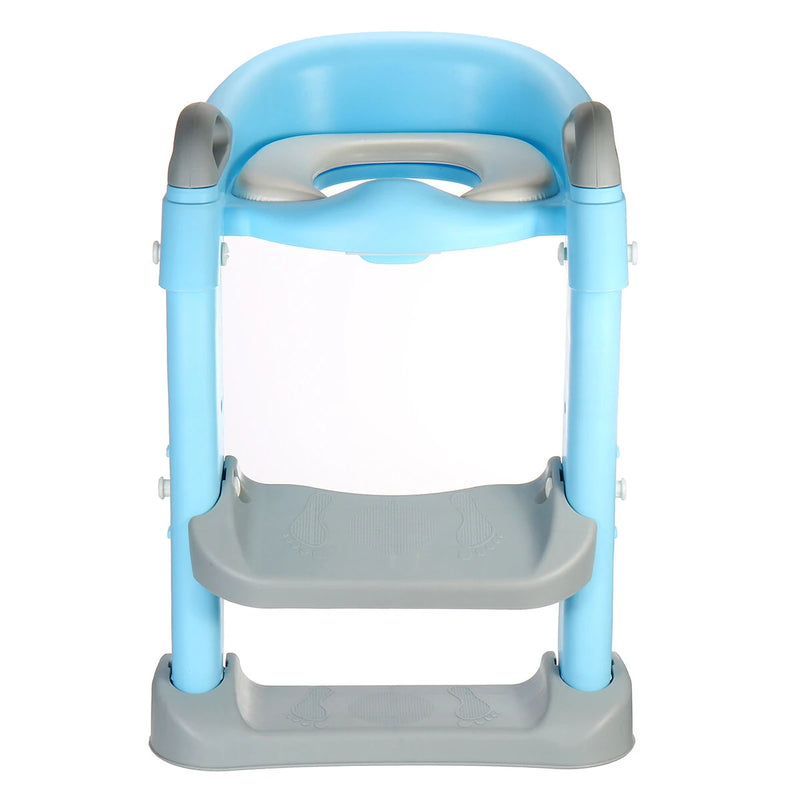 Kids Foldable Auxiliary Toilet Ladder Infant Baby Step Ladder Folding Toilet Child Toilet Ring Supplies