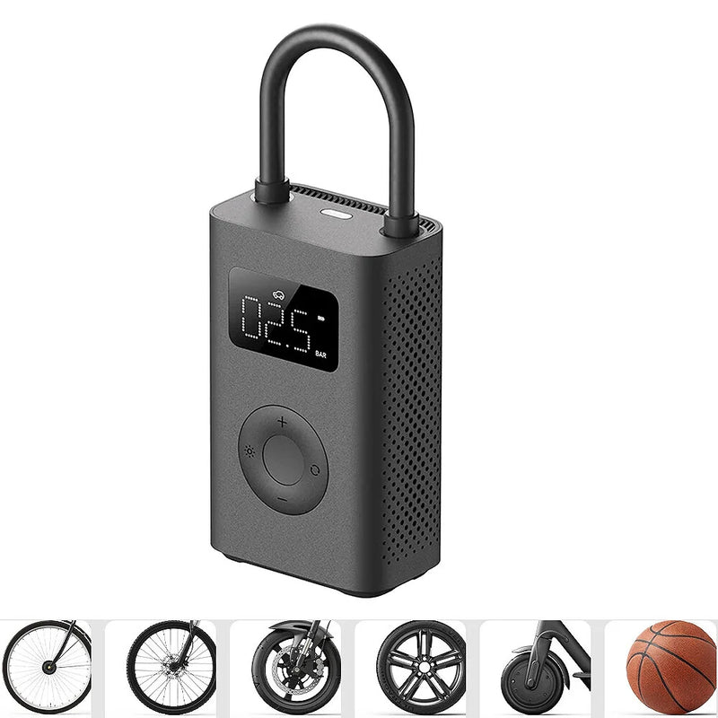 XIAOMI 1S/2/2Pro 150PSI Electric Tire Air Pump 60W Power 2000mAh LED Digital Pressure Display 5 inflation Modes Type-C Rechargeable for Bike Car Motorbike Football