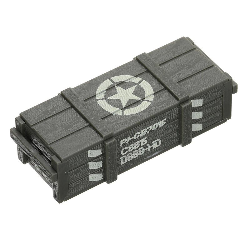 JJRC C8815 1/10 Willys Military Truck RC Car Parts Oil Drum Small Large Cartridges Box Vehicles Models Spare Decoration DIY Accessories