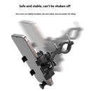 BENGGUO Aluminum Alloy Bike Phone Mount Quick Release Shock-absorbing Anti-slip Universal Motorcycle Handlebar 360 Rotation Phone Holder