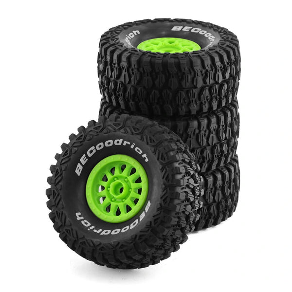4Pcs 135mm 1/7/8 Desert Short Course Truck Tire 17mm Wheel Hex for ARRMA Mojave UDR Yikong DF7 FS Off-road RC Car