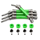 Upgraded Metal Front Rear CVD Drive Shaft w/ Hex Adapter for SLASH 4x4 Huan QI 727 1/10 RC Cars Vehicles Models Parts