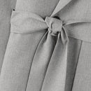 INCERUN Mens Double-Breasted Long Sleeve Jumpsuit Fashion Solid Color Waist Lace Up Suit Jumpsuit Long Top Pant