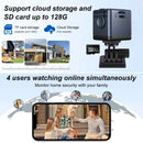 W03 1080p Smart Security Camera Wireless Indoor Outdoor AI Motion Alert Night Vision Two Way Audio WiFi Home Camera
