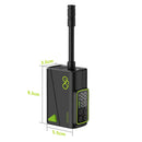 XANES Portable 150PSI Universal Double Display Electric Bike Air Pump with Auto Shut Off Emergency Light Suitable For Bicycles Car Motorcycle Tires