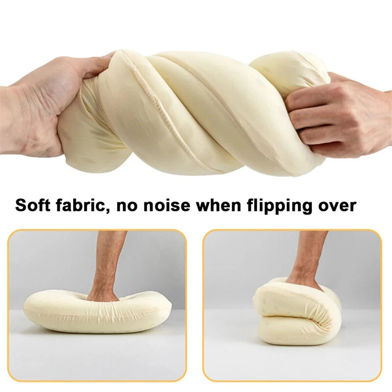 HIKEMAN Soft Slow Rebound Memory Foam Pillow Outdoor Camping Travel Cervical Pillow Portable NoonBreak Pillow Neck Support Pillow Comfortable Sleeping Pillow