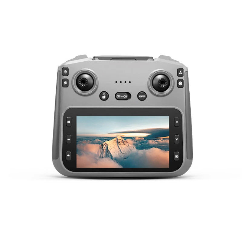 WLRC V168 MAX GPS 5G WiFi FPV with 5.9inch LCD Screen Controller 720P HD Dual Camera Servo Gimbal 360 Intelligent Obstacle Avoidance Optical Flow Hover Brushless Foldable RC Drone Quadcopter RTF