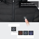 TENGOO HJ-09A 9 Areas Heating Jacket USB Winter Outdoor Electric Heated Jackets Warm Sports Thermal Coat Clothing Heatable Cotton jacket