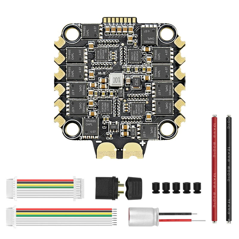 30.5mm*30.5mm SEQURE E70 G2 2-8S 70A BLHeli_32/AM32 Firmware 128K 4in1 ESC for Racing Freestyle FPV Drone