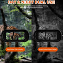 GTMEDIA N2 Night Vision Binoculars Night Vision Goggles with 2.4-inch Screen 5x Zoom Adjustable Brightness 1080P HD Video Recording for Outdoor Activities Wildlife Observation