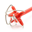 2x Realacc 5.8Ghz 5dbi 50w RHCP 4 Leaf FPV Antenna SMA/RP-SMA Red for RC Drone