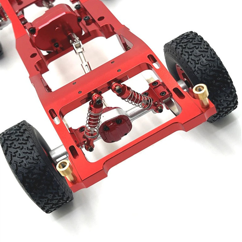 Metal Upgraded Rear Axle Fixing Parts Shock Absorber Set for MN 1/12 MN82 LC79 RC Car Spare Parts