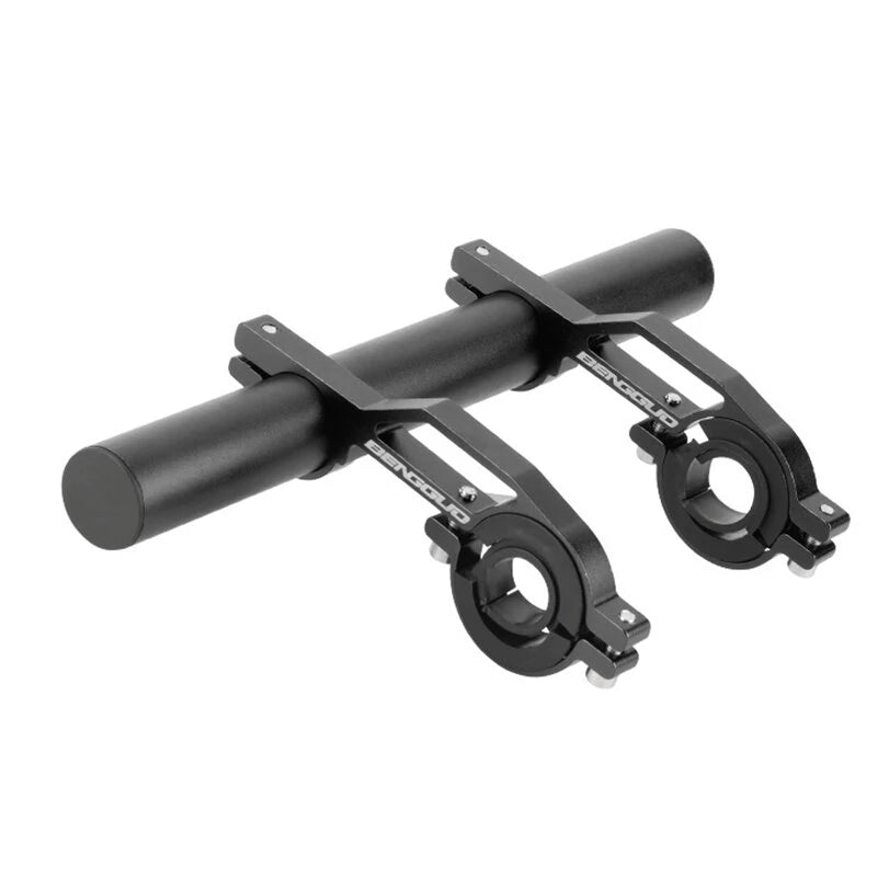 BENGGUO Detachable Bike Extended Bracket Aluminum Alloy Firmly Waterproof Rust-proof Lightweight Double Bars Suit for 20-30mm Handlebar