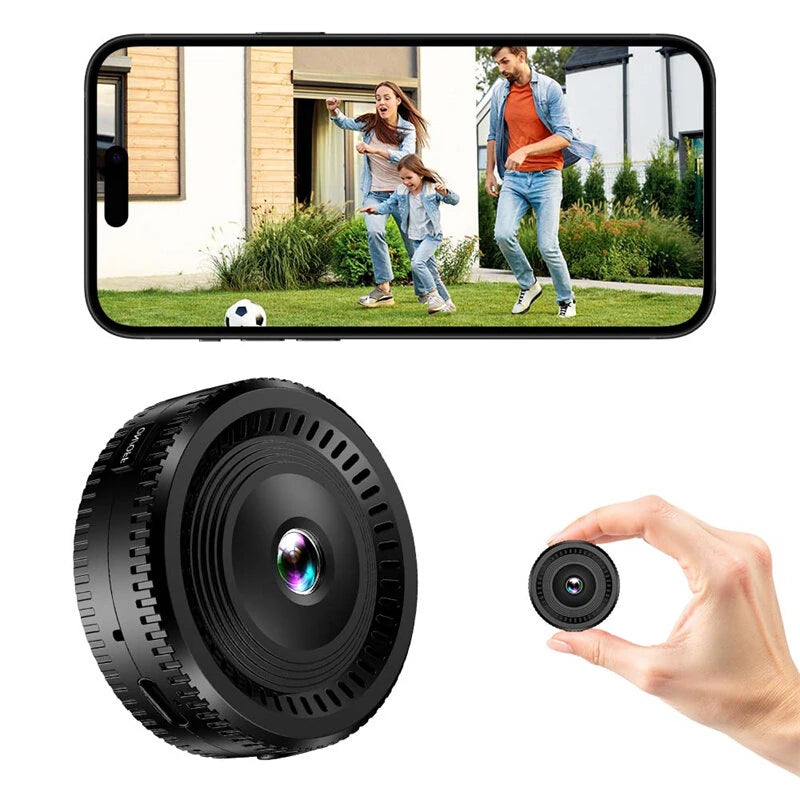 C8 1080P HD Mini Smart Wireless WiFi Camera with 140 Wide Angle Infrared Night Vision Motion Detection App Alerts Two-Way Audio for Indoor and Outdoor Home Security