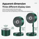 IPRee Portable Fast Heating Fan Heater 800W Electric Vertical Desktop PTC Small Portable Folding Telescopic Hot Air Blower