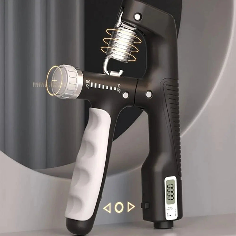 KALOAD 10-100Kg Adjustable Electronic Counting Hand Grip Finger Exerciser for Forearm Muscle Recovery Fitness Gym Training