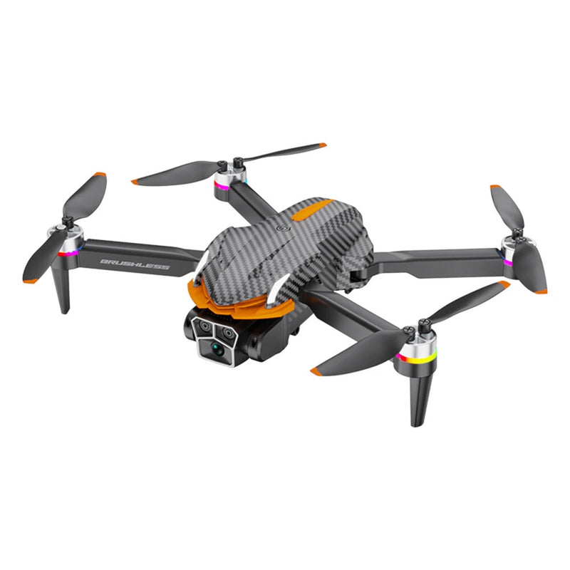 AE4 PRO WiFi FPV with LCD Screen Controller HD Dual Camera Servo Gimbal Intelligent Obstacle Avoidance LED Brushless Foldable RC Drone Quadcopter RTF