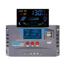 12V/24V MPPT Solar Charge Controller Regulator Colorful Screen For Lifepo4 GEL Lithium Lead Acid Battery 30/40/50/60/70/80/90/100A