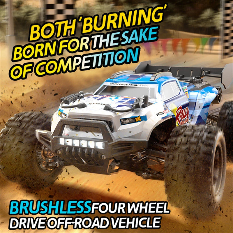 SCY 18101 PRO RTR 1/18 2.4G 4WD 50km/h Brushless RC Car Off-Road Truck LED Lights Full Proportional Vehicles Models Metal Differential Drive Shaft Toys