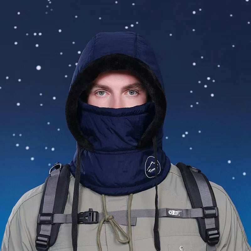 XANES Cold Weather Windproof Ski Visor Winter Breathable Thermal Face Mask Scarf Helmet Hood Cycling Neck Warmer for Hiking Riding Skiing