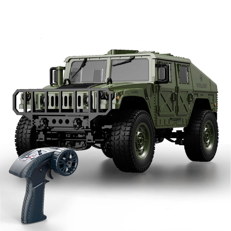 JJRC C8835 Hummer Military Simulation 1/16 2.4G 4WD RC Car Full Proportional Rock Crawler Pickup Off-Road Truck Vehicles Toys